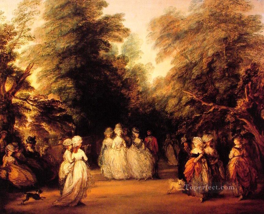 The Mall Thomas Gainsborough Oil Paintings